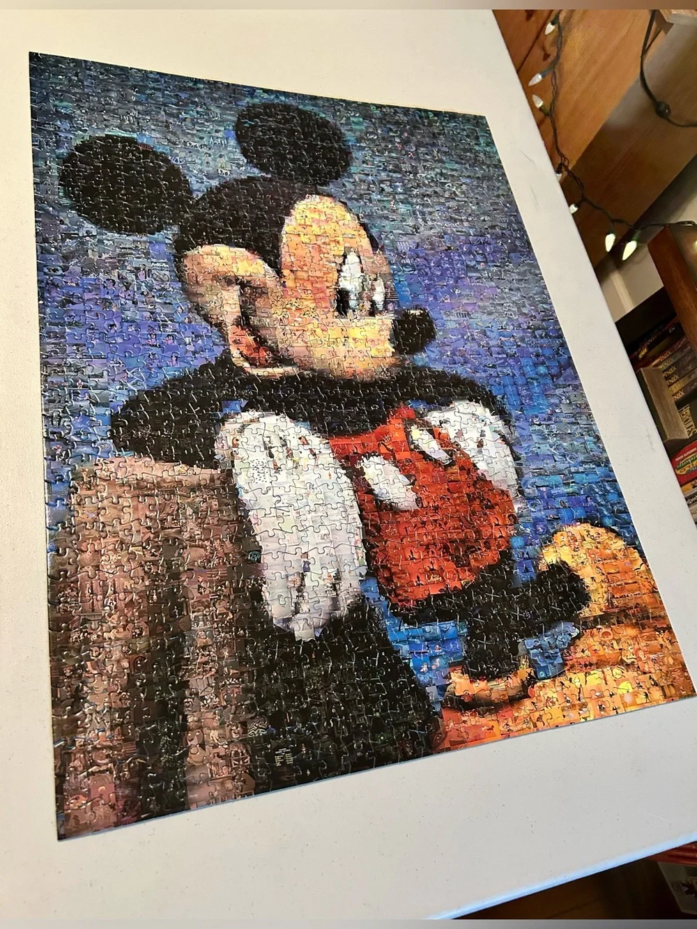 Disney Photomosaic Jigsaw Puzzle - Mickey Mouse, 1000 Pieces Buffalo Games- Used